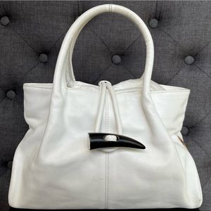 Burberry Haymarket Horn Toggle Handbag